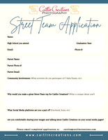 Street Team Application